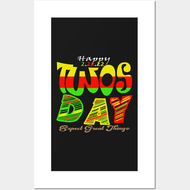 happy twosday 2/22/22 expert great things Wall Art by stylechoc